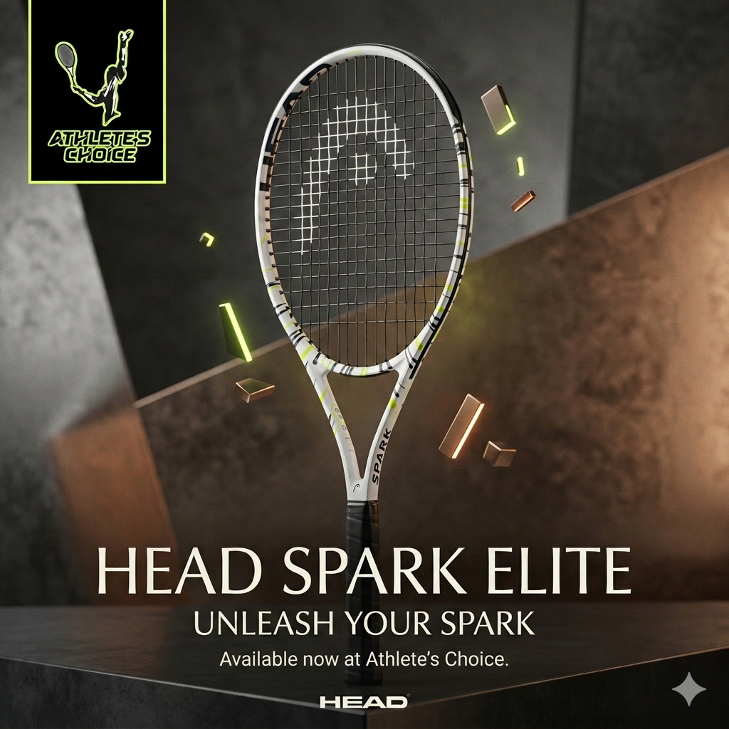 HEAD Spark Elite Tennis Racket (Strung) - Athlete’s Choice