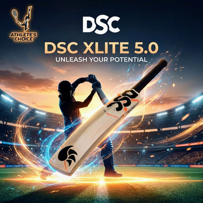 DSC Xlite 5.0 English Willow Bat - Athlete’s Choice