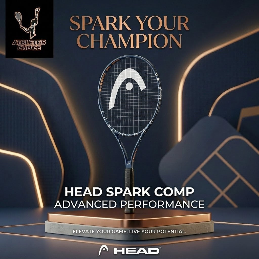 HEAD Spark Comp Tennis Racket (Strung) - Athlete’s Choice