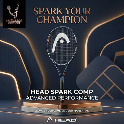 HEAD Spark Comp Tennis Racket (Strung) - Athlete’s Choice
