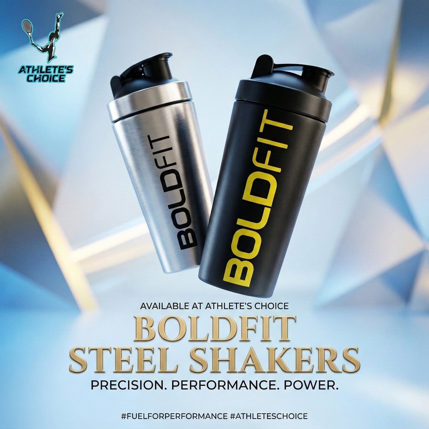 Boldfit Steel Shaker - Athlete’s Choice
