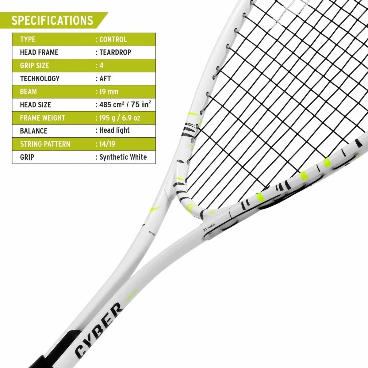 HEAD Cyber Edge Squash Racket - Athlete’s Choice